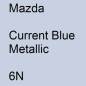 Preview: Mazda, Current Blue Metallic, 6N.